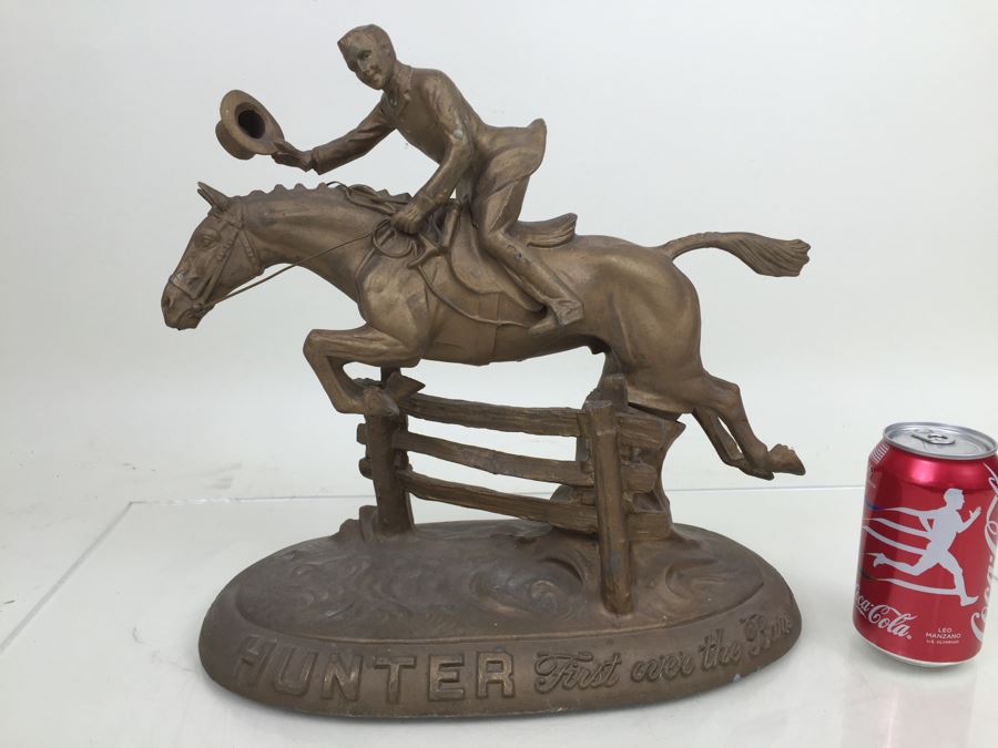 HUNTER 'First Over The Bridge' Fine Blended Whiskey Bar Liquor Store Advertising Display Hunter-Wilson Distilling Co Louisville, KY [Photo 3]