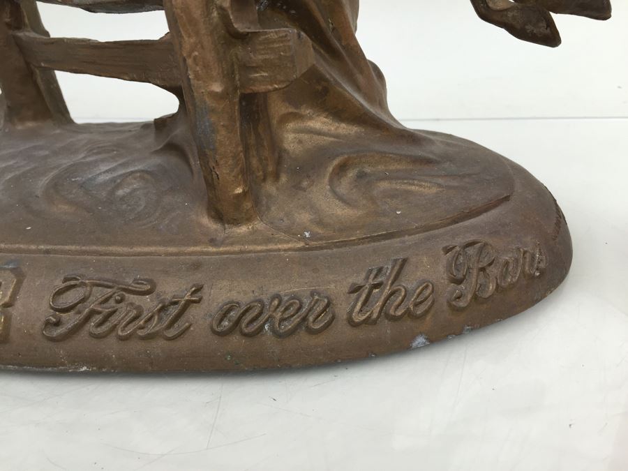 HUNTER 'First Over The Bridge' Fine Blended Whiskey Bar Liquor Store Advertising Display Hunter-Wilson Distilling Co Louisville, KY [Photo 4]