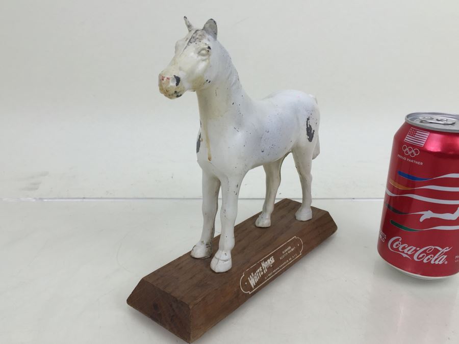 WHITE HORSE Blended Scotch Whiskey Bar Liquor Store Advertising Display Browne-Vintners Co NYC [Photo 2]