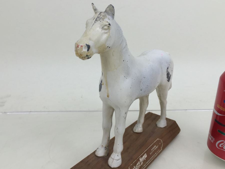 WHITE HORSE Blended Scotch Whiskey Bar Liquor Store Advertising Display Browne-Vintners Co NYC [Photo 6]