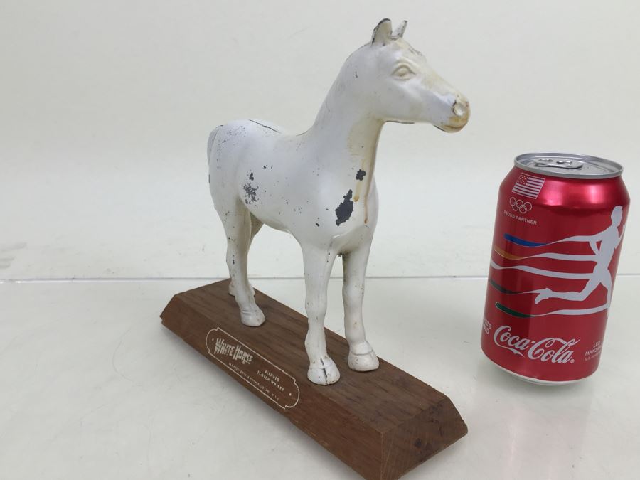 WHITE HORSE Blended Scotch Whiskey Bar Liquor Store Advertising Display Browne-Vintners Co NYC [Photo 7]