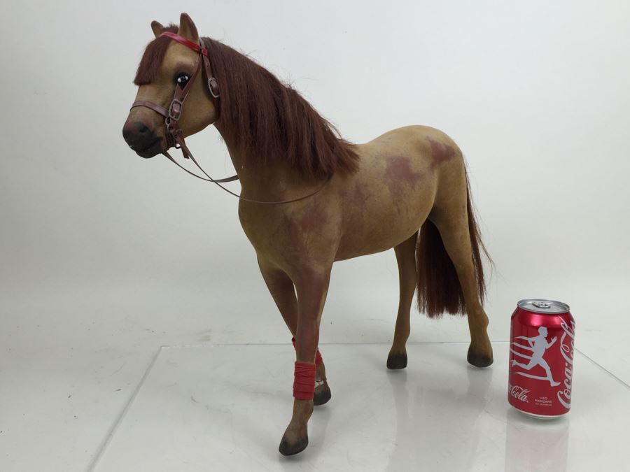 Large Toy Horse With Rollers On Hoofs Note That One Leg Has Been Repaired [Photo 1]