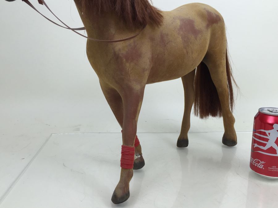 Large Toy Horse With Rollers On Hoofs Note That One Leg Has Been Repaired [Photo 7]
