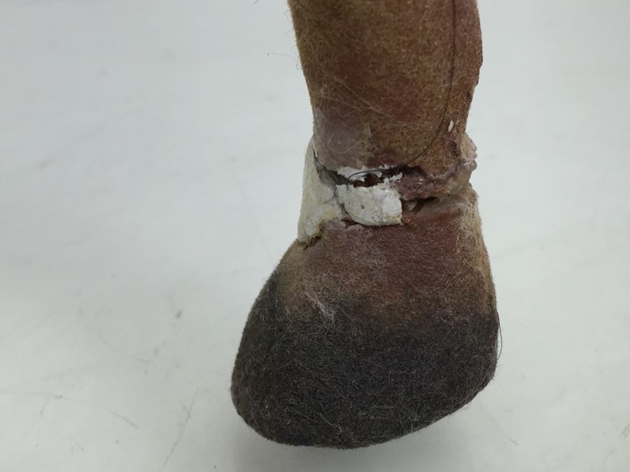 Large Toy Horse With Rollers On Hoofs Note That One Leg Has Been Repaired [Photo 10]