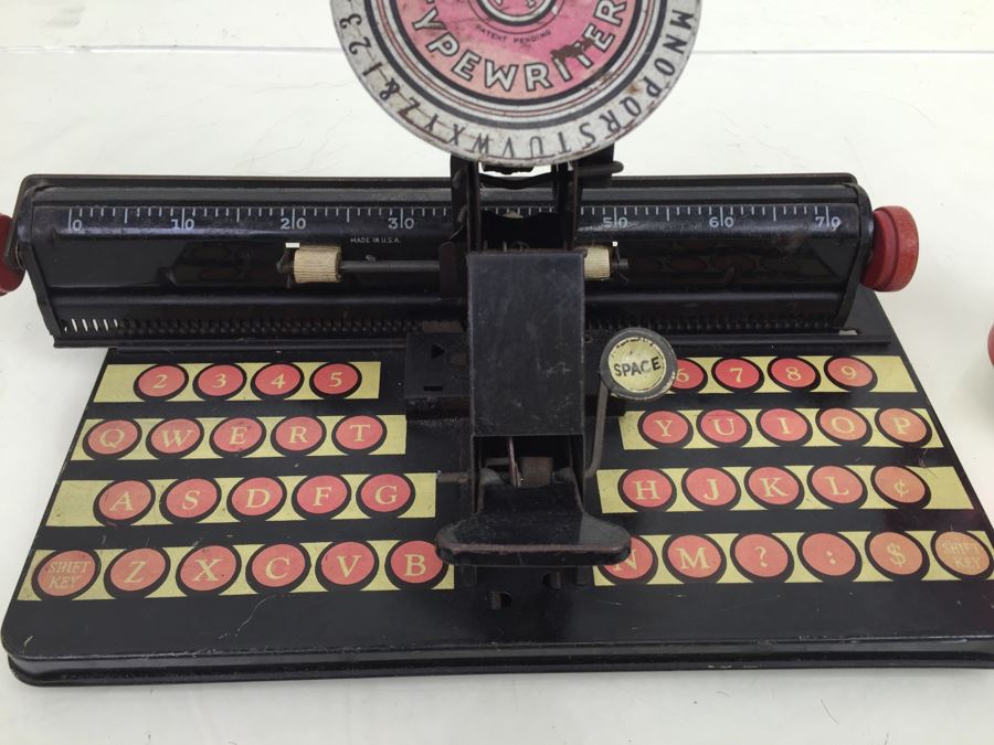 Vintage Child's DIAL TYPEWRITER