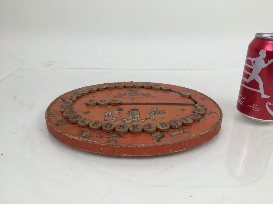 Vintage Original Cress Boards Educational Reversible Patent Date 1916 With Movable Letters [Photo 11]