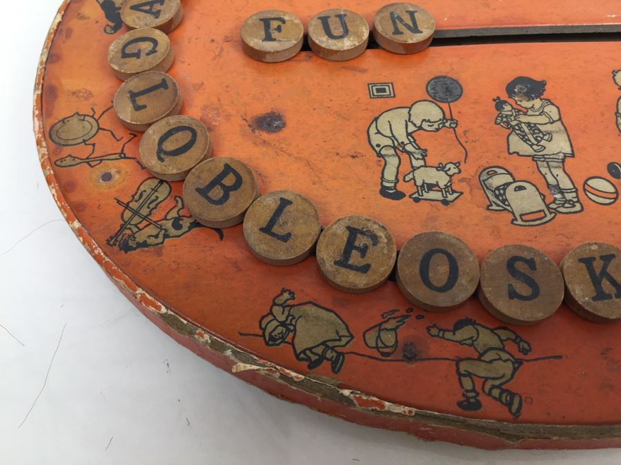 Vintage Original Cress Boards Educational Reversible Patent Date 1916 With Movable Letters [Photo 7]