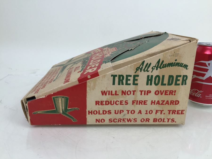 Vintage H-D Handy Dandy All Aluminum Tree Holder With Original Box [Photo 7]