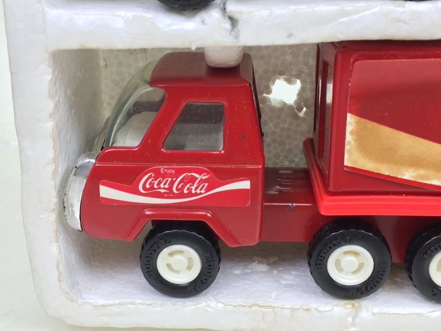 Vintage 1979 BUDDY L Coca-Cola Truck Delivery Truck Forklift Toy Set [Photo 8]