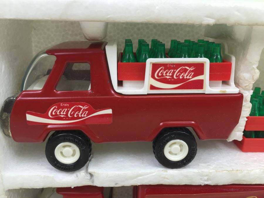 vintage coca cola toy delivery truck