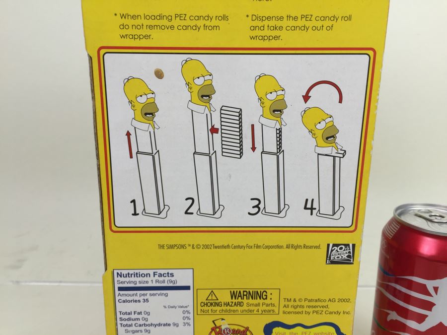 The Simpsons Homer Simpson Giant PEZ Candy Roll Dispenser  [Photo 10]