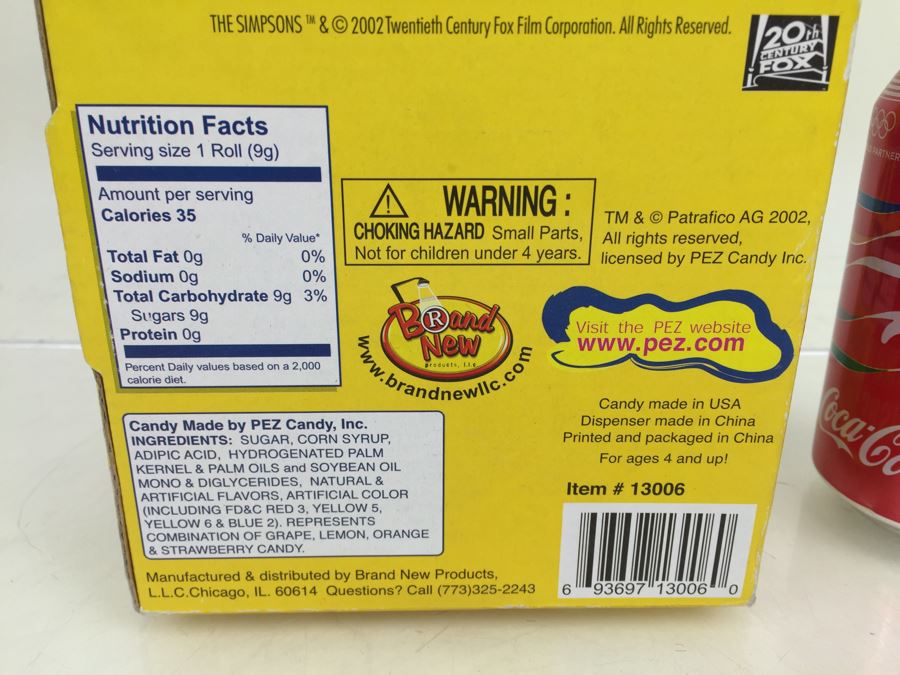 The Simpsons Homer Simpson Giant PEZ Candy Roll Dispenser  [Photo 11]