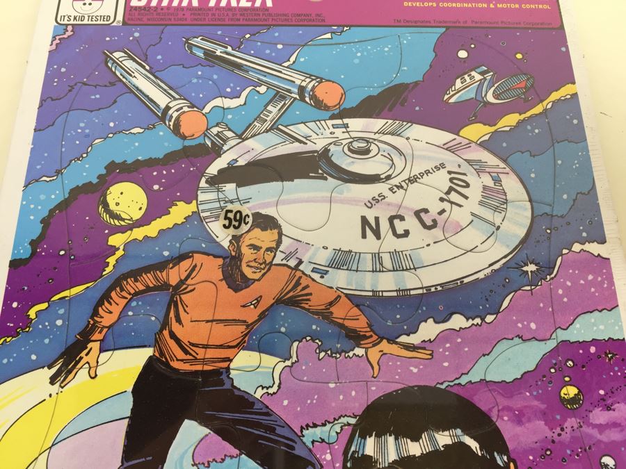 STAR TREK Frame-Tray Puzzle Vintage 1978 Paramount Pictures [Photo 5]