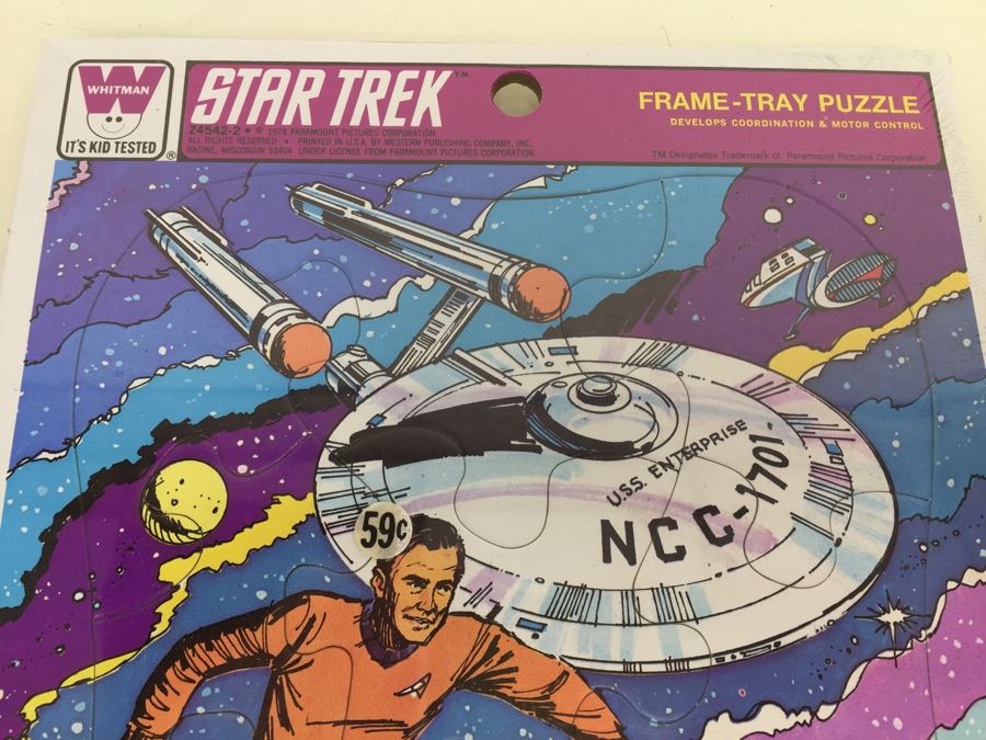 STAR TREK Frame-Tray Puzzle Vintage 1978 Paramount Pictures [Photo 2]