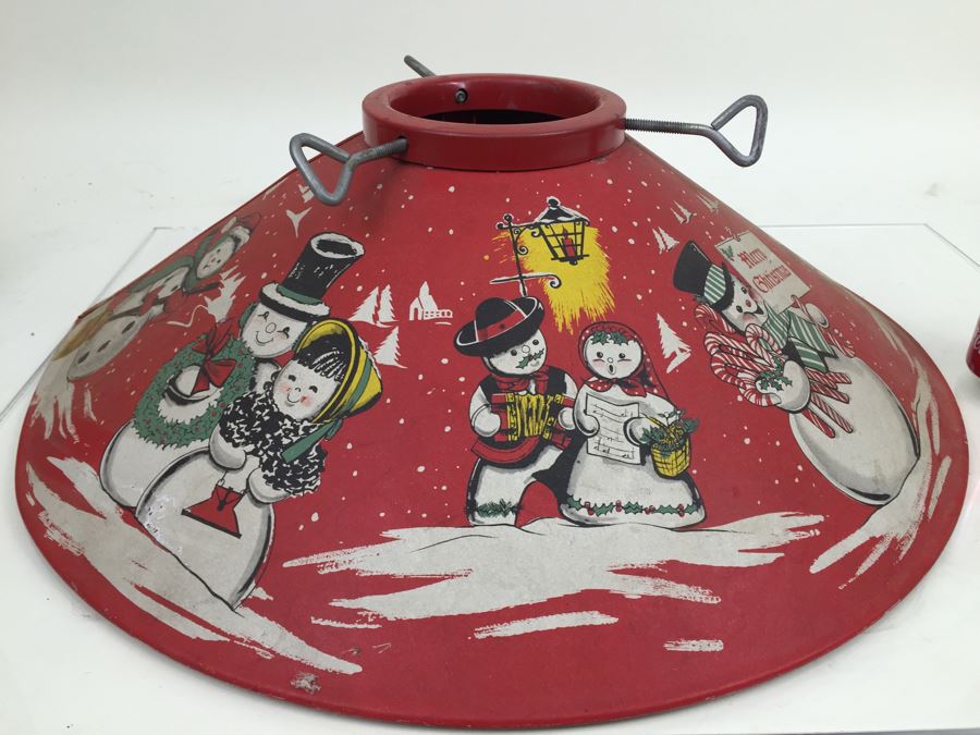 Vintage Painted Christmas Tree Stand [Photo 4]