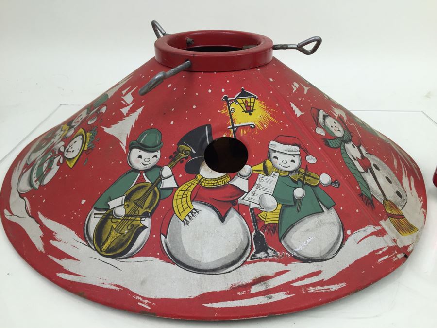 Vintage Painted Christmas Tree Stand [Photo 8]