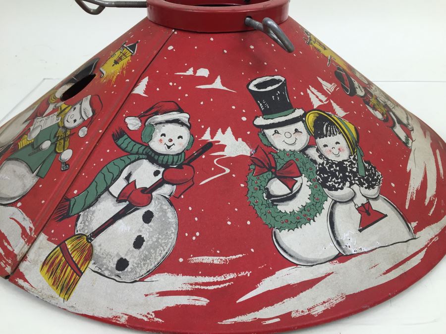 Vintage Painted Christmas Tree Stand [Photo 9]