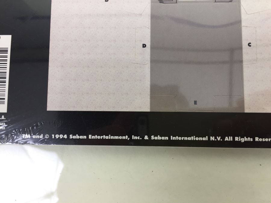(6) Mighty Morphin Power Rangers Origami Paper Art 'White Tiger Zord', 'Tor The Shuttle Zord', And 'Red Dragon Zord' Vintage 1994 [Photo 6]