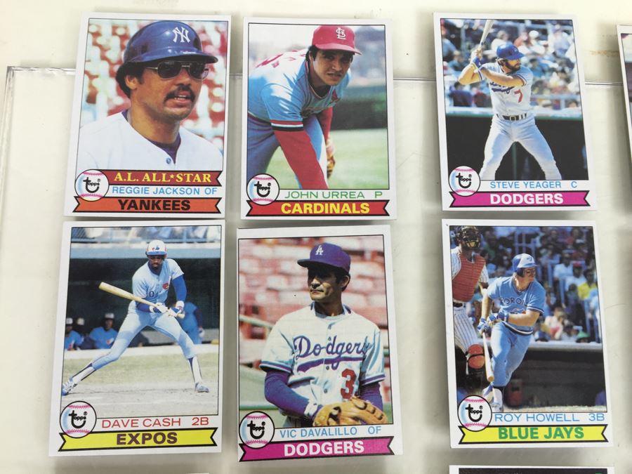 Collection Of 1979 Topps Baseball Cards 'Willie Stargell' 'Reggie Jackson' Cards Appear Mint Rarely Handled [Photo 2]