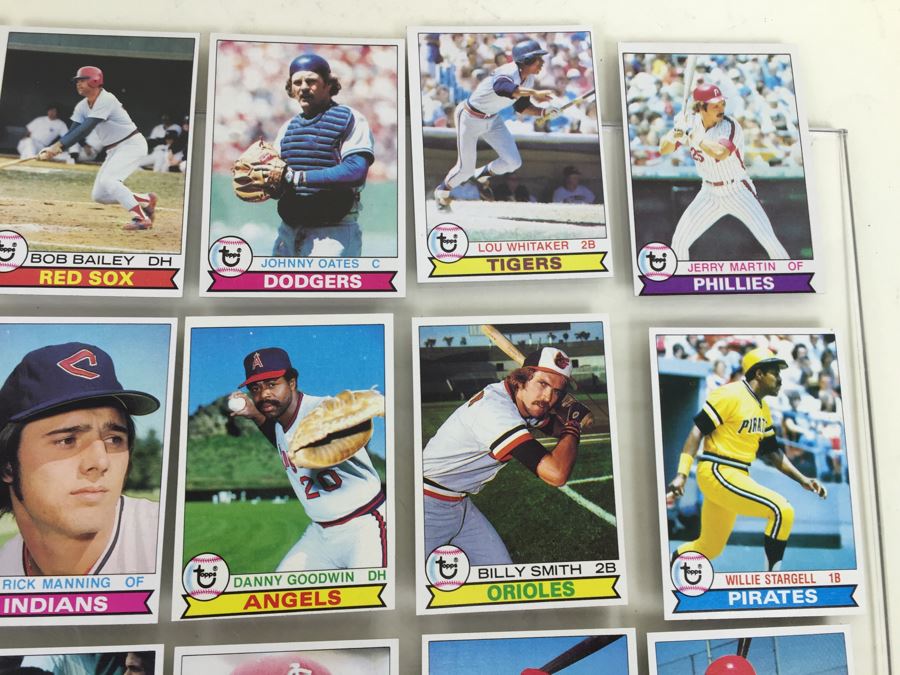 Collection Of 1979 Topps Baseball Cards 'Willie Stargell' 'Reggie Jackson' Cards Appear Mint Rarely Handled [Photo 4]