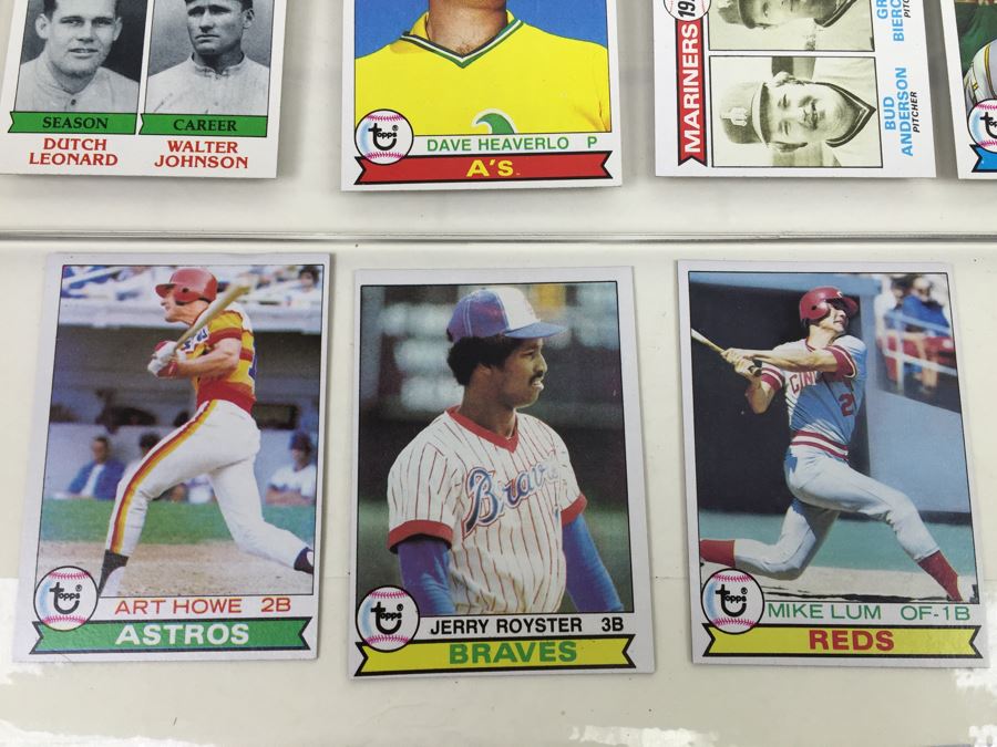 Collection Of 1979 Topps Baseball Cards 'Willie Stargell' 'Reggie Jackson' Cards Appear Mint Rarely Handled [Photo 11]