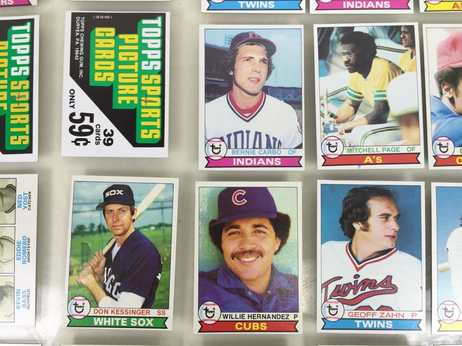 Collection Of 1979 Topps Baseball Cards 'Willie Stargell' 'Reggie Jackson' Cards Appear Mint Rarely Handled [Photo 6]