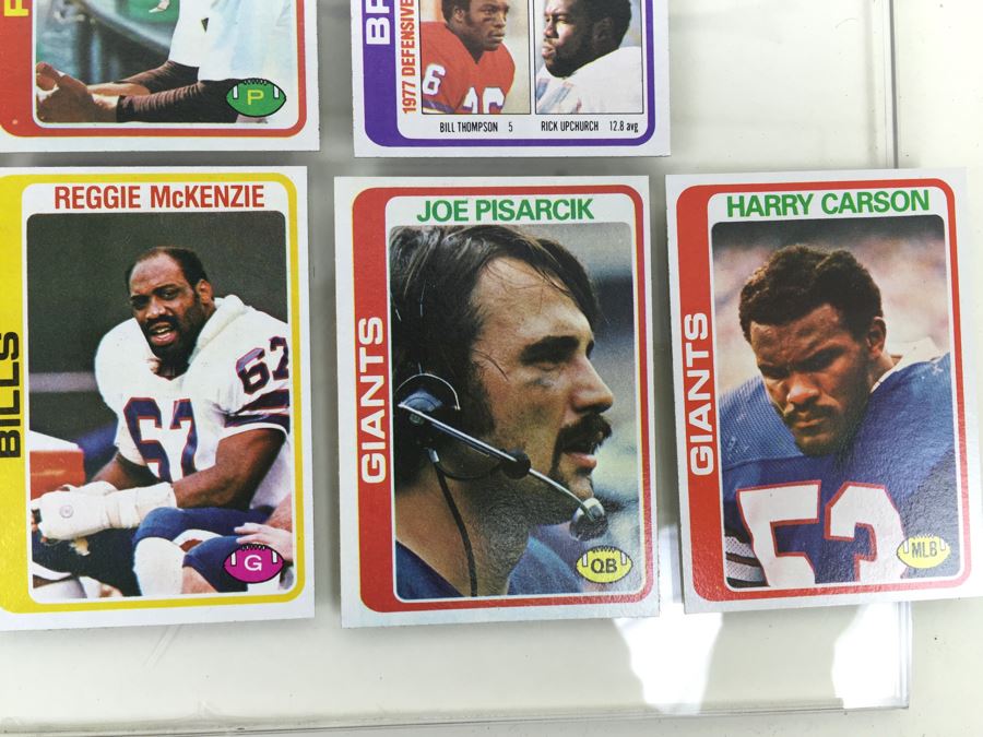 Collection Of 1978 Topps Football Cards 'Ray Guy' 'Cowboys Leaders (Tony Dorsett)' Appear Mint Rarely Handled [Photo 13]