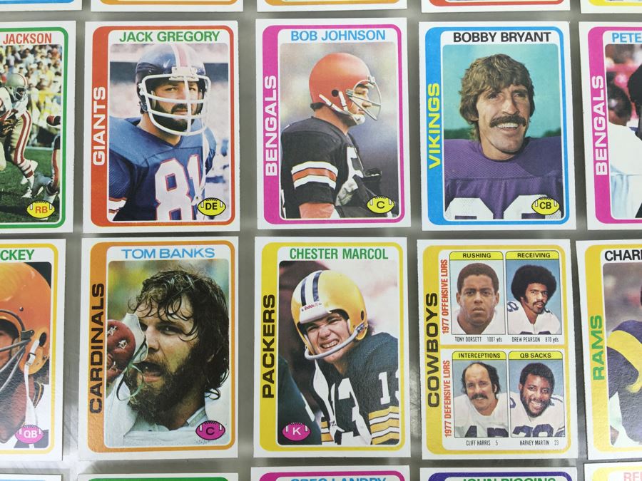 Collection Of 1978 Topps Football Cards 'Ray Guy' 'Cowboys Leaders (Tony Dorsett)' Appear Mint Rarely Handled [Photo 7]