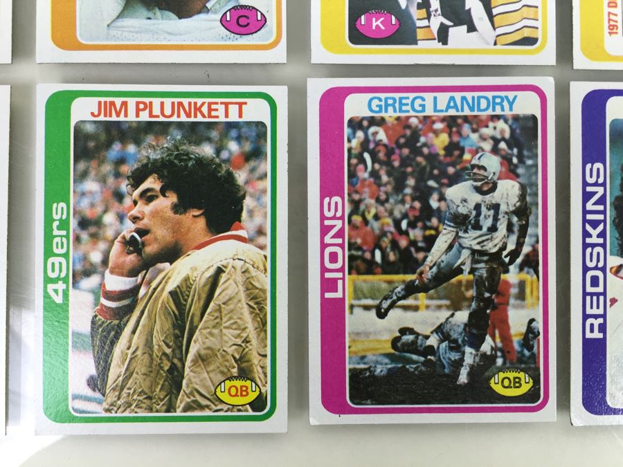 Collection Of 1978 Topps Football Cards 'Ray Guy' 'Cowboys Leaders (Tony Dorsett)' Appear Mint Rarely Handled [Photo 11]