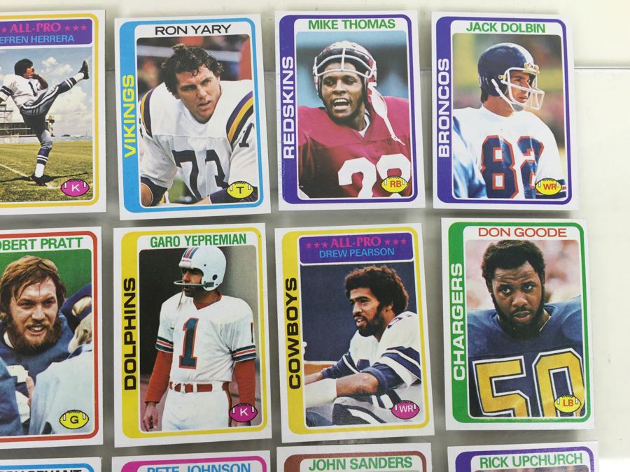 Collection Of 1978 Topps Football Cards 'Ray Guy' 'Cowboys Leaders (Tony Dorsett)' Appear Mint Rarely Handled [Photo 4]