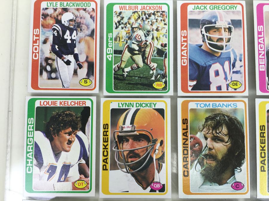 Collection Of 1978 Topps Football Cards 'Ray Guy' 'Cowboys Leaders (Tony Dorsett)' Appear Mint Rarely Handled [Photo 9]