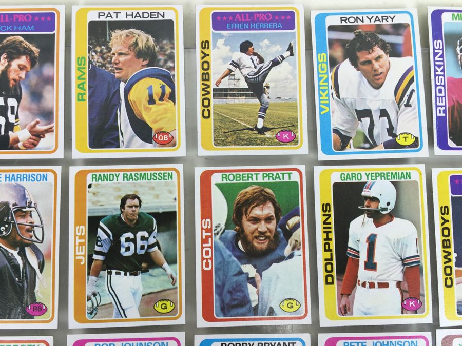 Collection Of 1978 Topps Football Cards 'Ray Guy' 'Cowboys Leaders (Tony Dorsett)' Appear Mint Rarely Handled [Photo 3]