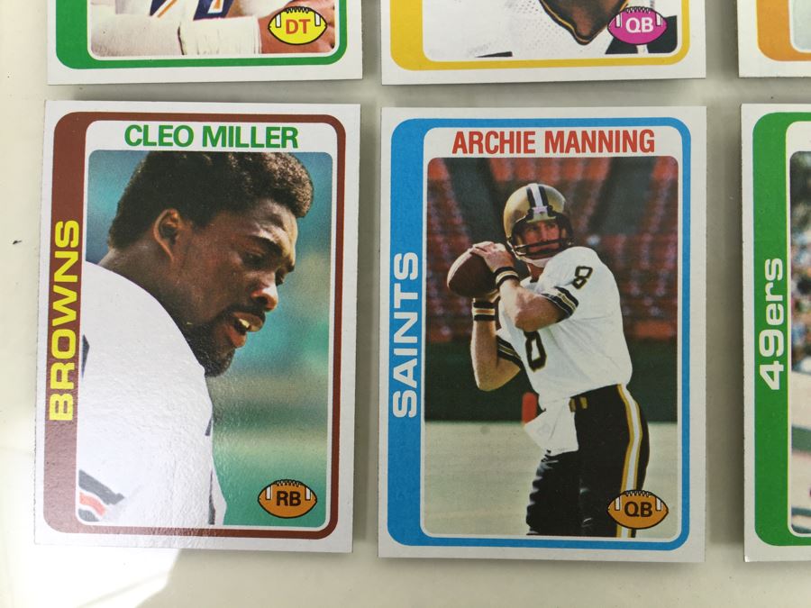 Collection Of 1978 Topps Football Cards 'Ray Guy' 'Cowboys Leaders (Tony Dorsett)' Appear Mint Rarely Handled [Photo 10]