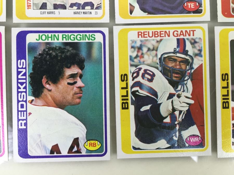 Collection Of 1978 Topps Football Cards 'Ray Guy' 'Cowboys Leaders (Tony Dorsett)' Appear Mint Rarely Handled [Photo 12]