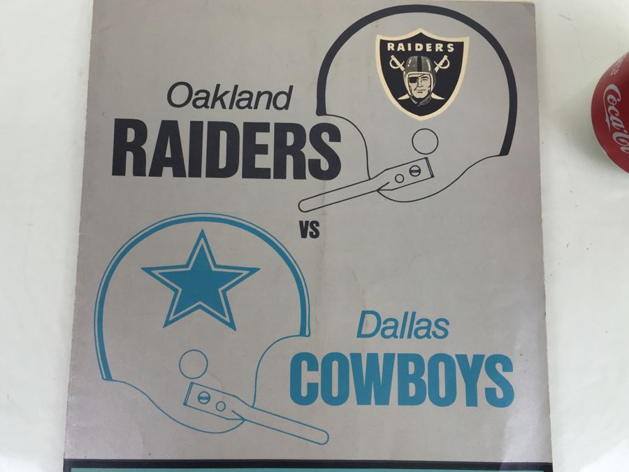 Oakland RAIDERS vs Dallas COWBOYS ROOKIE GAME July 21, 1969 Official Program 'Roger Staubach' 'John Madden' 'Ken Stabler' [Photo 4]