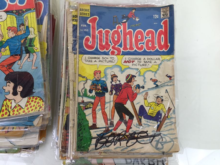 Stack Of Archie Series Comic Books Josie, PEP, Archie's Joke Book, Life With Archie - Condition Of Covers Is Poor [Photo 22]