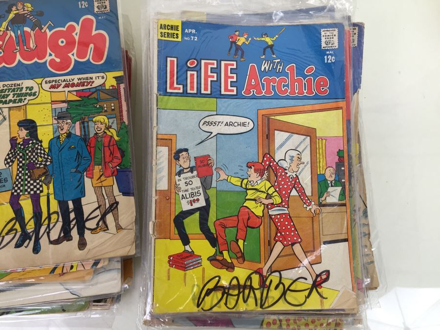 Stack Of Archie Series Comic Books Josie, PEP, Archie's Joke Book, Life With Archie - Condition Of Covers Is Poor [Photo 19]