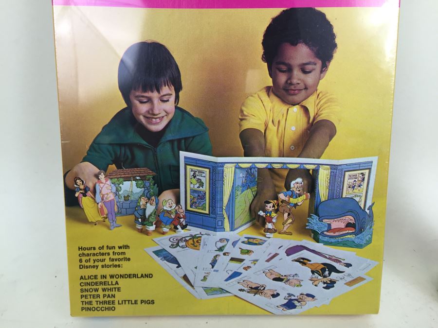 Walt Disney's Storytime Puppets 'Pinocchio' 'Peter Pan' 'Alice In Wonderland' Whitman 4378/7261 New In Box Sealed Vintage 1977 [Photo 6]