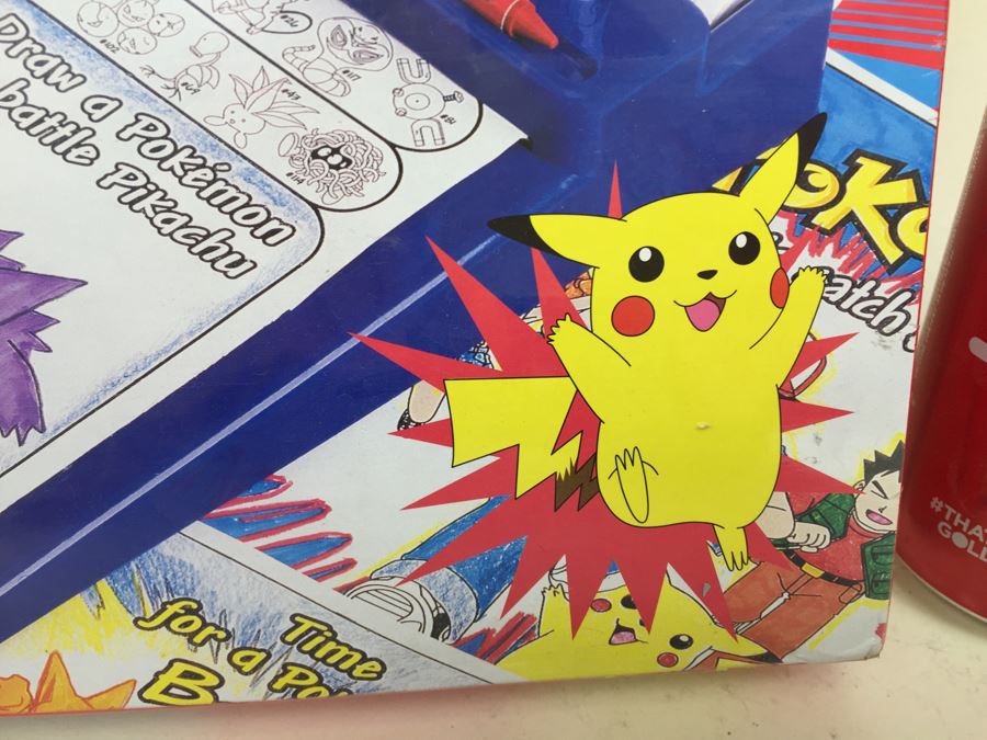 Pokemon Activity Adventure Desk RoseArt New In Box Sealed Vintage 1999 [Photo 2]