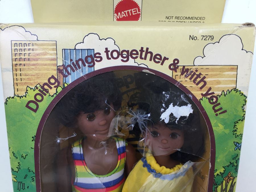 The Happy Family Dolls Hal Hattie Hon Mattel 7279 New In Box Vintage1974 [Photo 5]