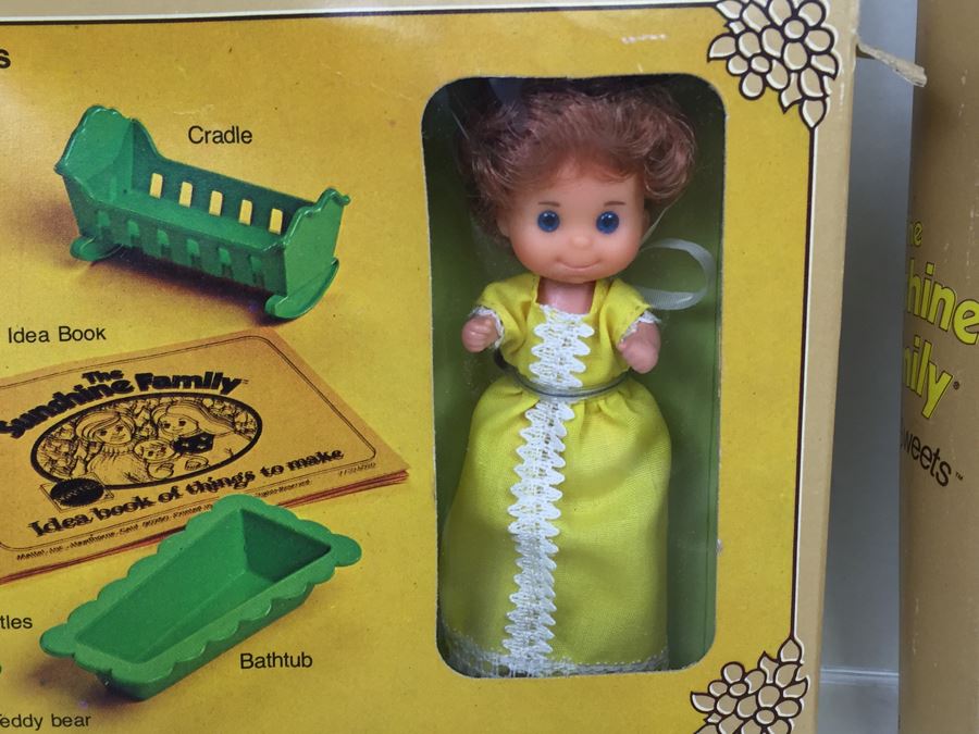 Pair Of The Sunshine Family Little Sweets Mattel 7258 New In Box Vintage 1974 [Photo 6]