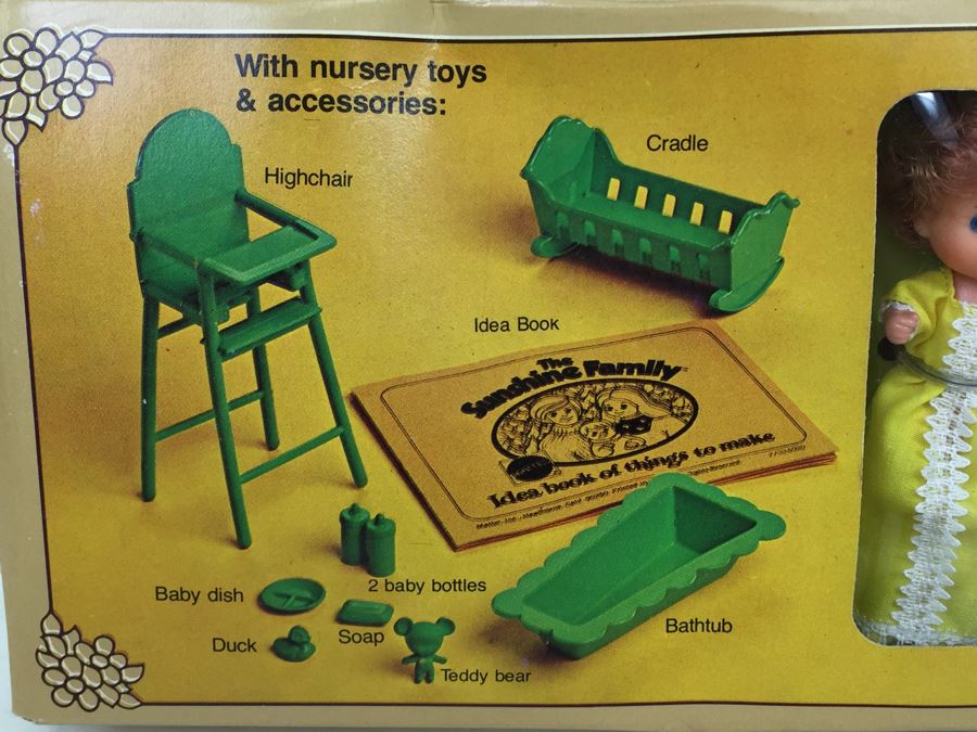 Pair Of The Sunshine Family Little Sweets Mattel 7258 New In Box Vintage 1974 [Photo 5]