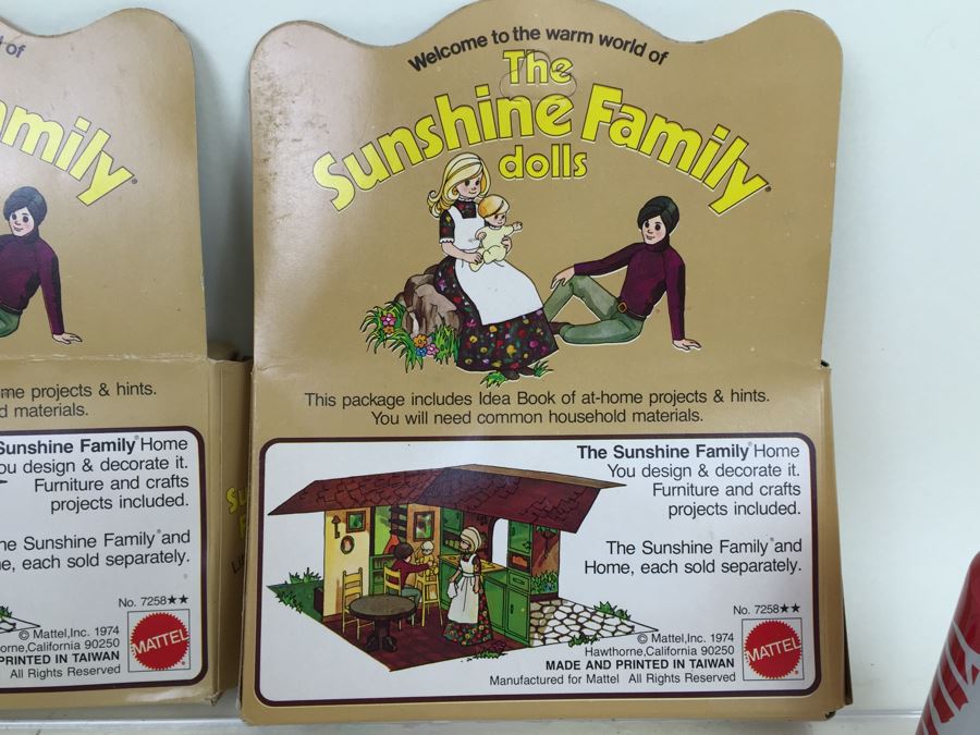 Pair Of The Sunshine Family Little Sweets Mattel 7258 New In Box Vintage 1974 [Photo 11]