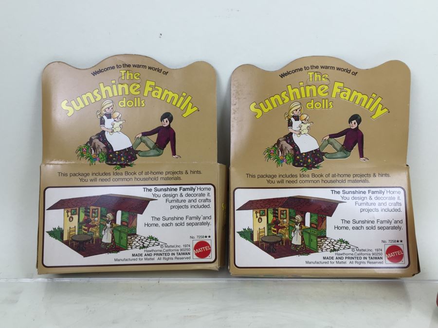 Pair Of The Sunshine Family Little Sweets Mattel 7258 New In Box Vintage 1974 [Photo 3]