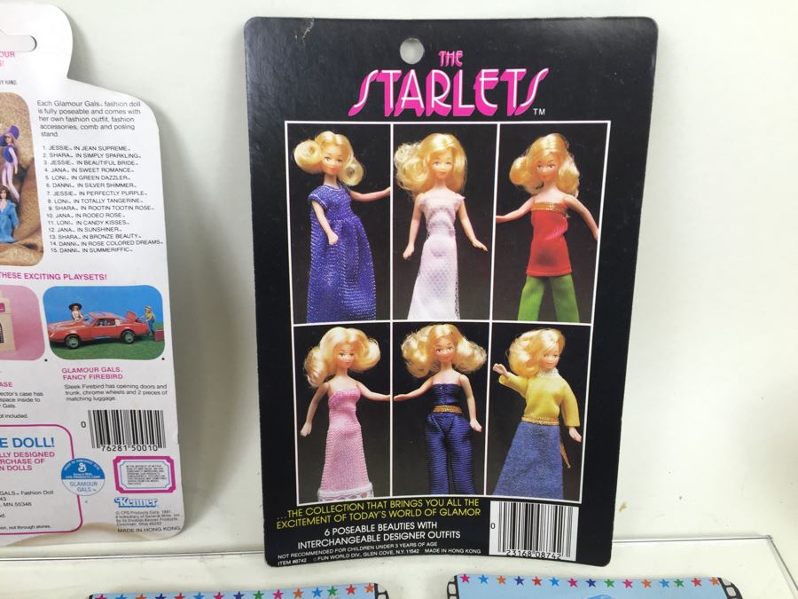 Collection Of Hollywood Fashion Girls Dolls Glamour Gals The Starlets Imperial Toy Corporation Kenner New On Card Vintage 1981 1982 [Photo 13]