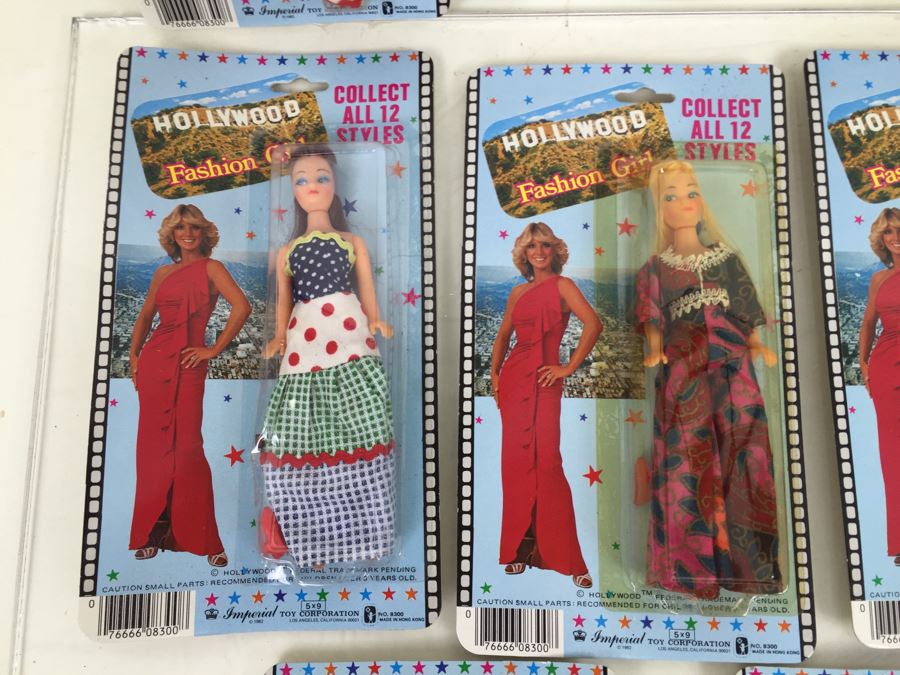 Collection Of Hollywood Fashion Girls Dolls Glamour Gals The Starlets Imperial Toy Corporation Kenner New On Card Vintage 1981 1982 [Photo 16]