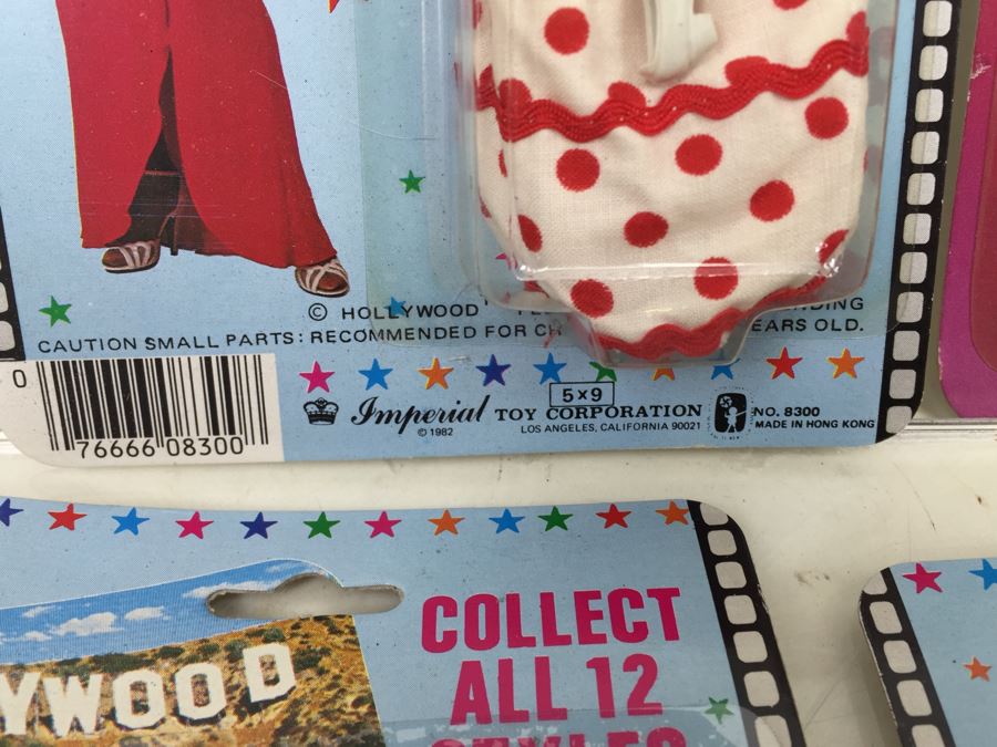 Collection Of Hollywood Fashion Girls Dolls Glamour Gals The Starlets Imperial Toy Corporation Kenner New On Card Vintage 1981 1982 [Photo 5]