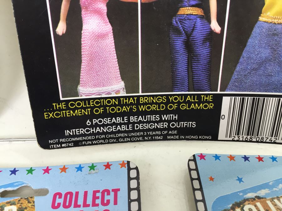 Collection Of Hollywood Fashion Girls Dolls Glamour Gals The Starlets Imperial Toy Corporation Kenner New On Card Vintage 1981 1982 [Photo 14]