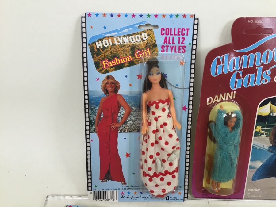 Collection Of Hollywood Fashion Girls Dolls Glamour Gals The Starlets Imperial Toy Corporation Kenner New On Card Vintage 1981 1982 [Photo 3]