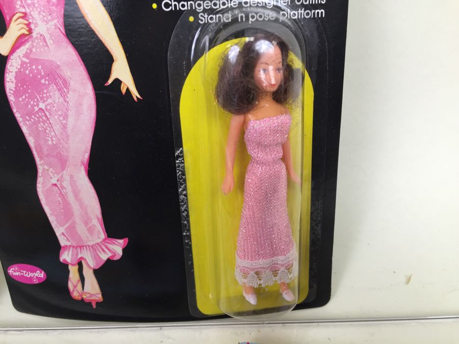 Collection Of Hollywood Fashion Girls Dolls Glamour Gals The Starlets Imperial Toy Corporation Kenner New On Card Vintage 1981 1982 [Photo 8]